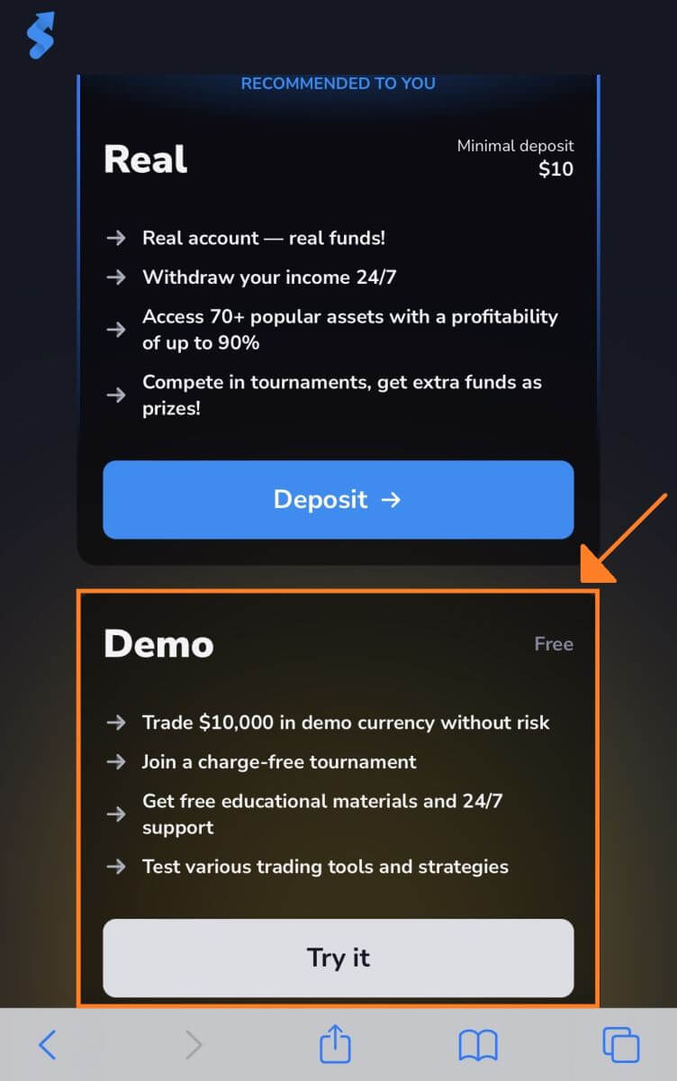 Buka Akun (Demo) di Stockity: Atur Perdagangan Demo Buka Akun (Demo) di Stockity: Atur Perdagangan Demo