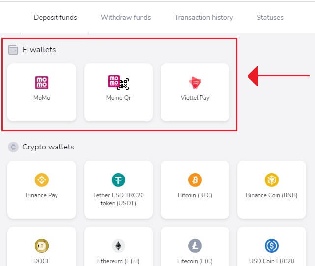 Gửi tiền Stockity: Phương thức, mức tối thiểu và thời gian xử lý